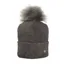 Hy Equestrian Alaska Diamante Bobble Hat - Grey/Black